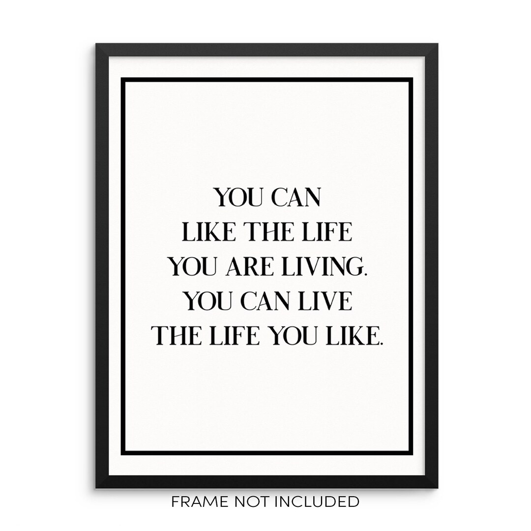 Inspirational Quote Art Print Motivational Poster 11x14 UNFRAMED Daily