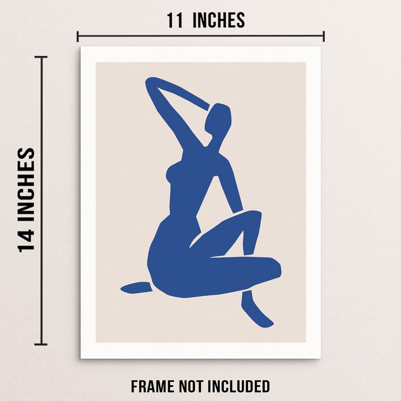 Henri Matisse Abstract Body Shape Art Print 11x14 - Etsy