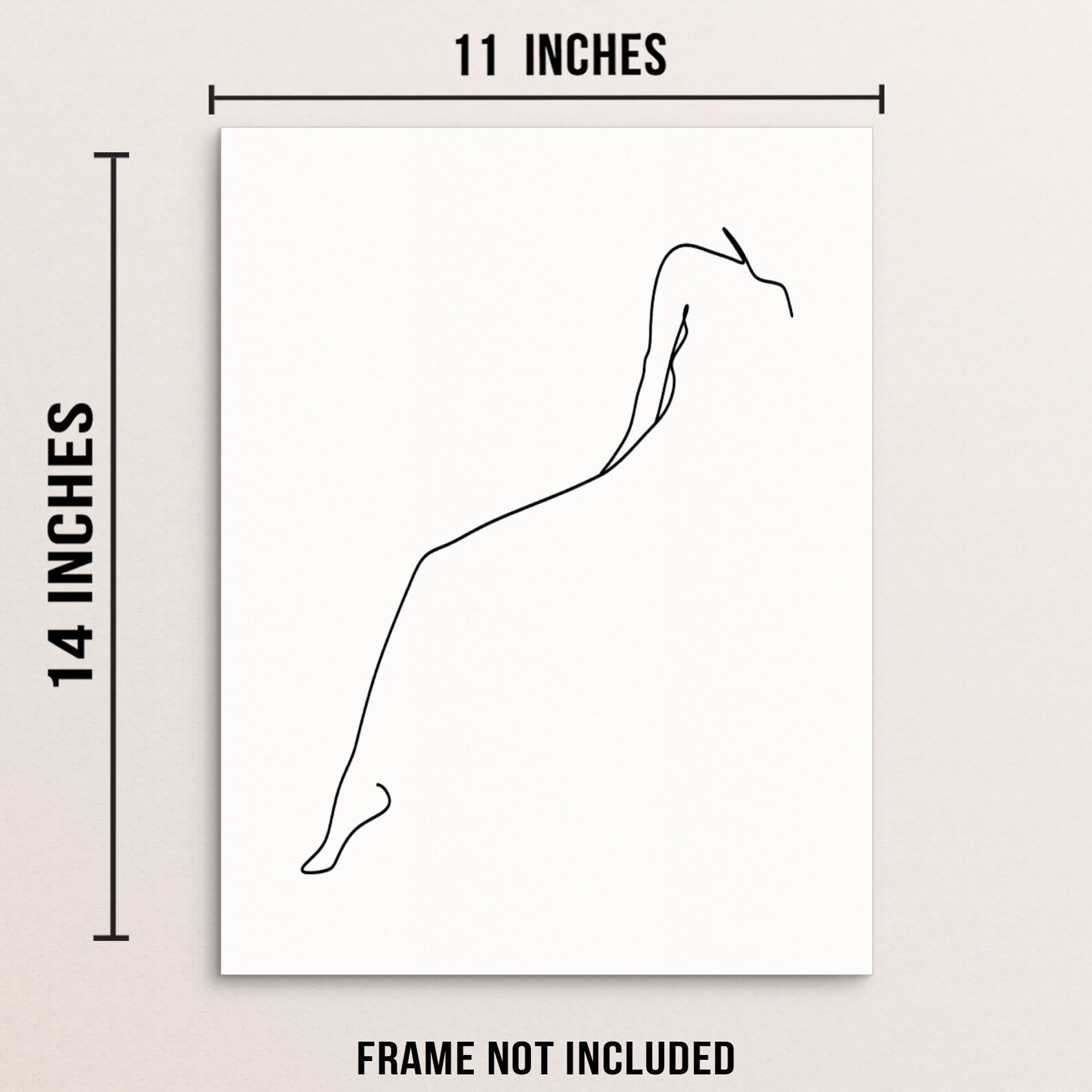 abstract woman nude body silhouette art print wall poster etsy