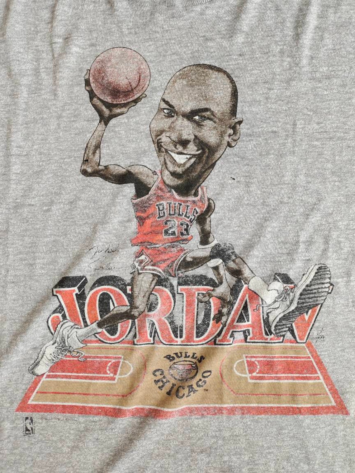 Vintage Michael Jordan Caricature 90's t-shirt Basketball | Etsy