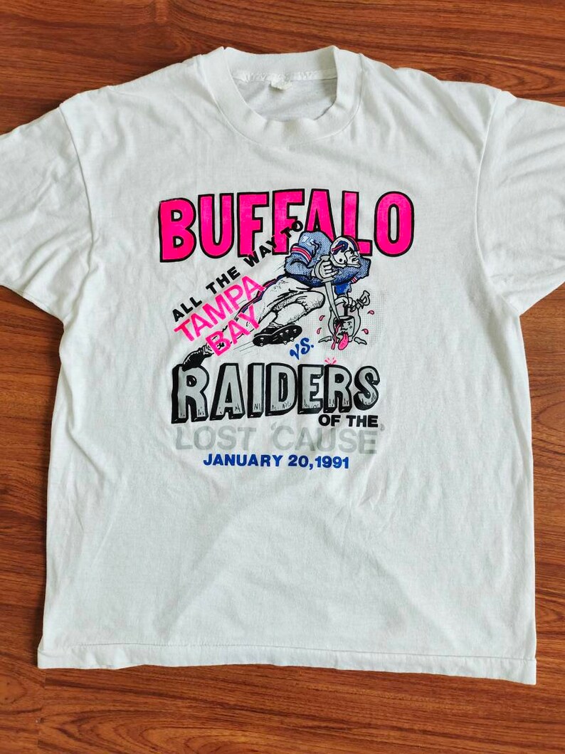 Vintage Buffalo Bills Caricature 90's t shirts Football | Etsy