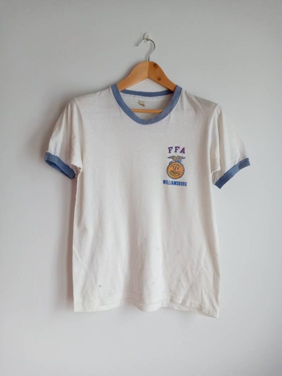 Vintage FFA ringer 80's t shirt