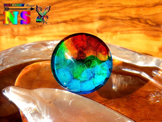 Resin Cab - Round Large, Kokopelli Resin Cab - Round Large, Kokopelli