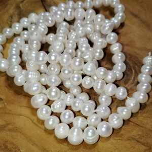 Collier De Perles De Culture Et Argent - Bijou Créateur, Perles Des Philippines, Argenté