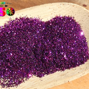 5 grammi di glitter fini viola lucidi ultra luminosi, glitter in polvere fine da 0,08 mm, nail art, creazione di cartoline in resina per hobby creativi