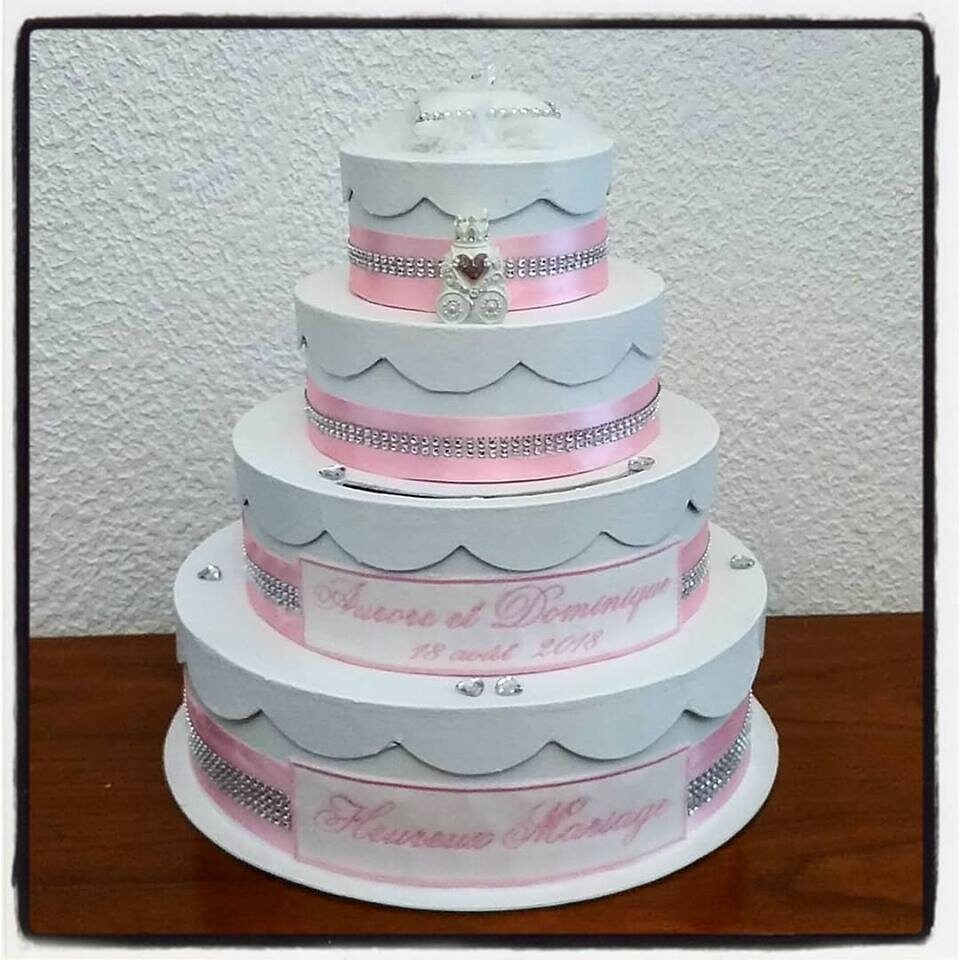 Urn Wedding Wedding Cake Cake Piggy Bank For Donation Etsy