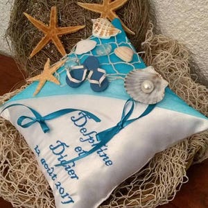 Visitez notre boutique, nombreux modèles disponibles. coussin d'alliances, coussin de mariage, porte-alliances personnalisé de votre choix image 5