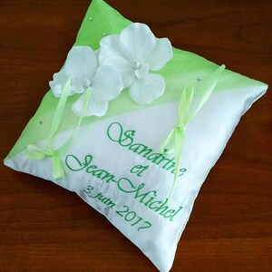 Visitez notre boutique, nombreux modèles disponibles. coussin d'alliances, coussin de mariage, porte-alliances personnalisé de votre choix image 4