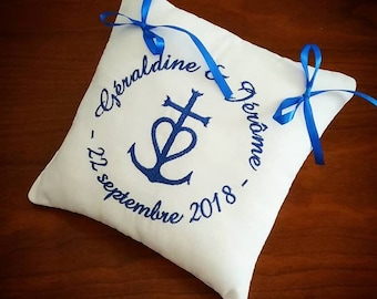 Coussin alliance : la provence,  thème camargue en lin (ou autre)