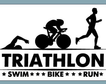 Triathlon stickers