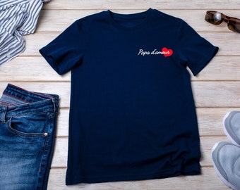 Dad t-shirts "Love Dad", Father's Day, Dad's Day, birthday gift, Christmas gifts, surprise