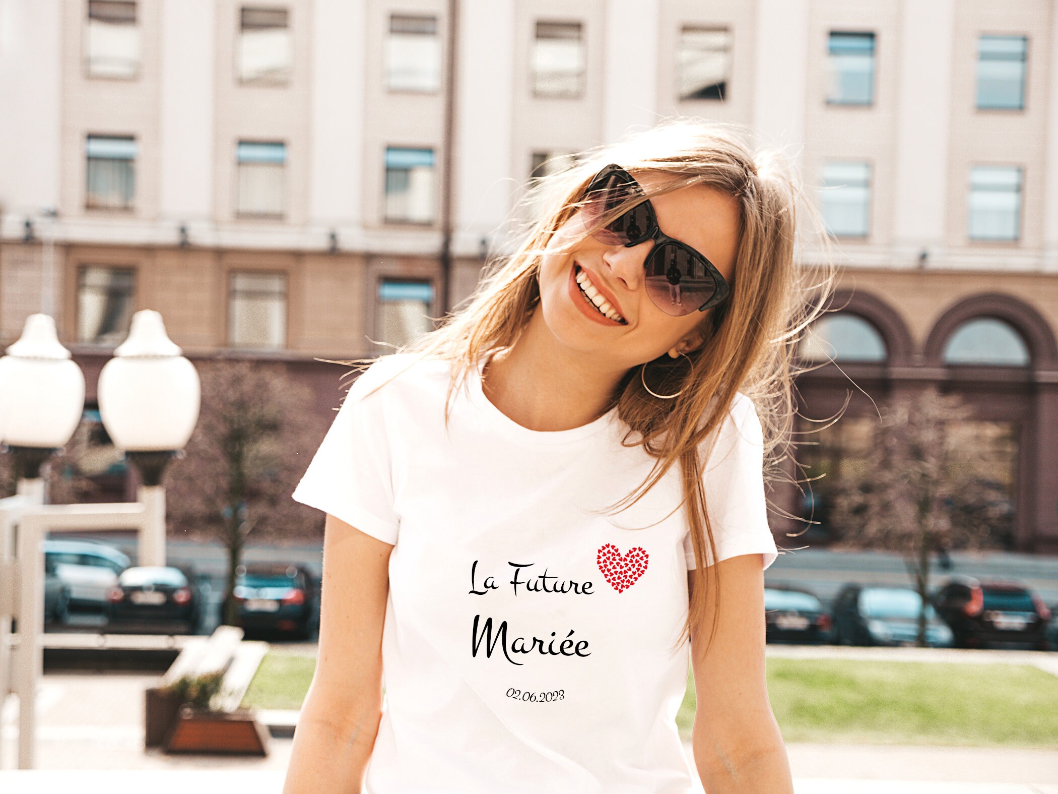 Mariée T-Shirt bleu clair JGA coeur, chemises enterrement de vie de garçon, T-shirt femme JGA, femme enterrement de vie de jeune fille, chemise de mariée équipage de mariée - France Mariée T-Shirt bleu clair JGA coeur, chemises enterrement de vie de garçon, T-shirt femme JGA, femme enterrement de vie de jeune fille, chemise de mariée équipage de mariée - France