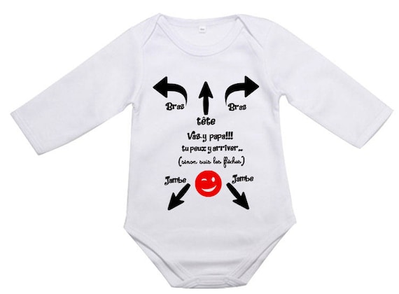 Body bebe nœud papillon, pyjama bébé Humour, ▷ T-shirt Humour