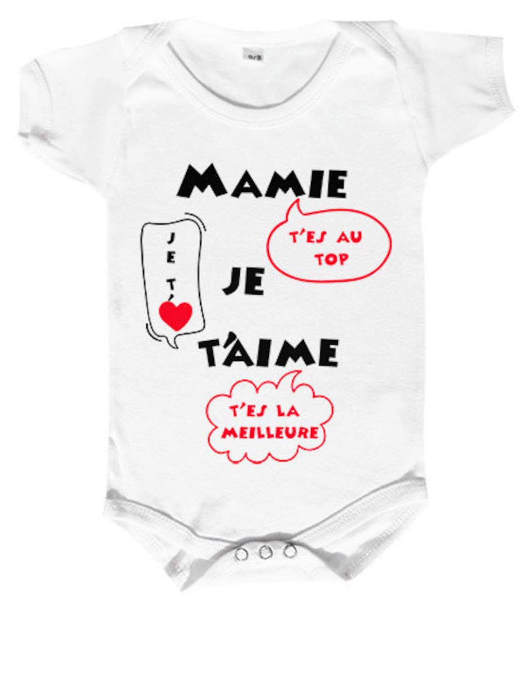 Allo mamie : Body bébé