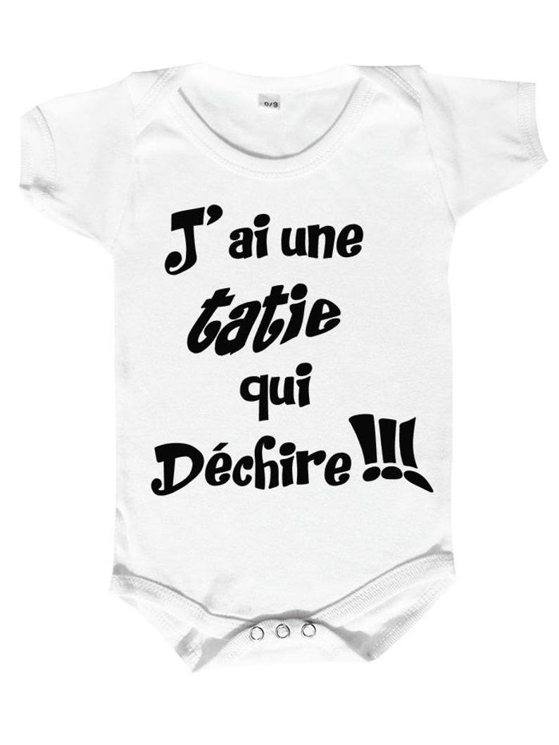 Bodysuit humorous message I have an Auntie who rocks
