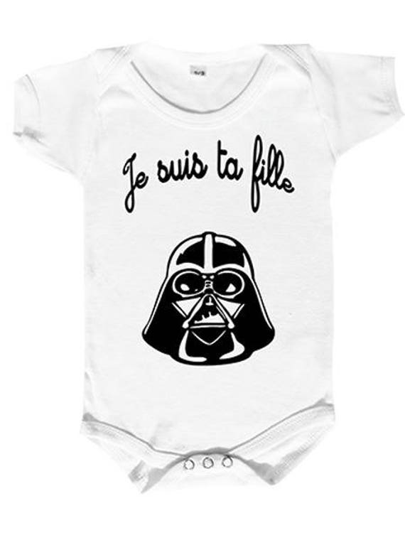 Body Bebe Geek Je Suis Ta Fille Body Bebe Humour Dark Etsy