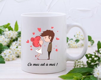 Mug Saint Valentin, Mug personnalisé à offrir pour la st valentin, Mug amoureux, Mug couple