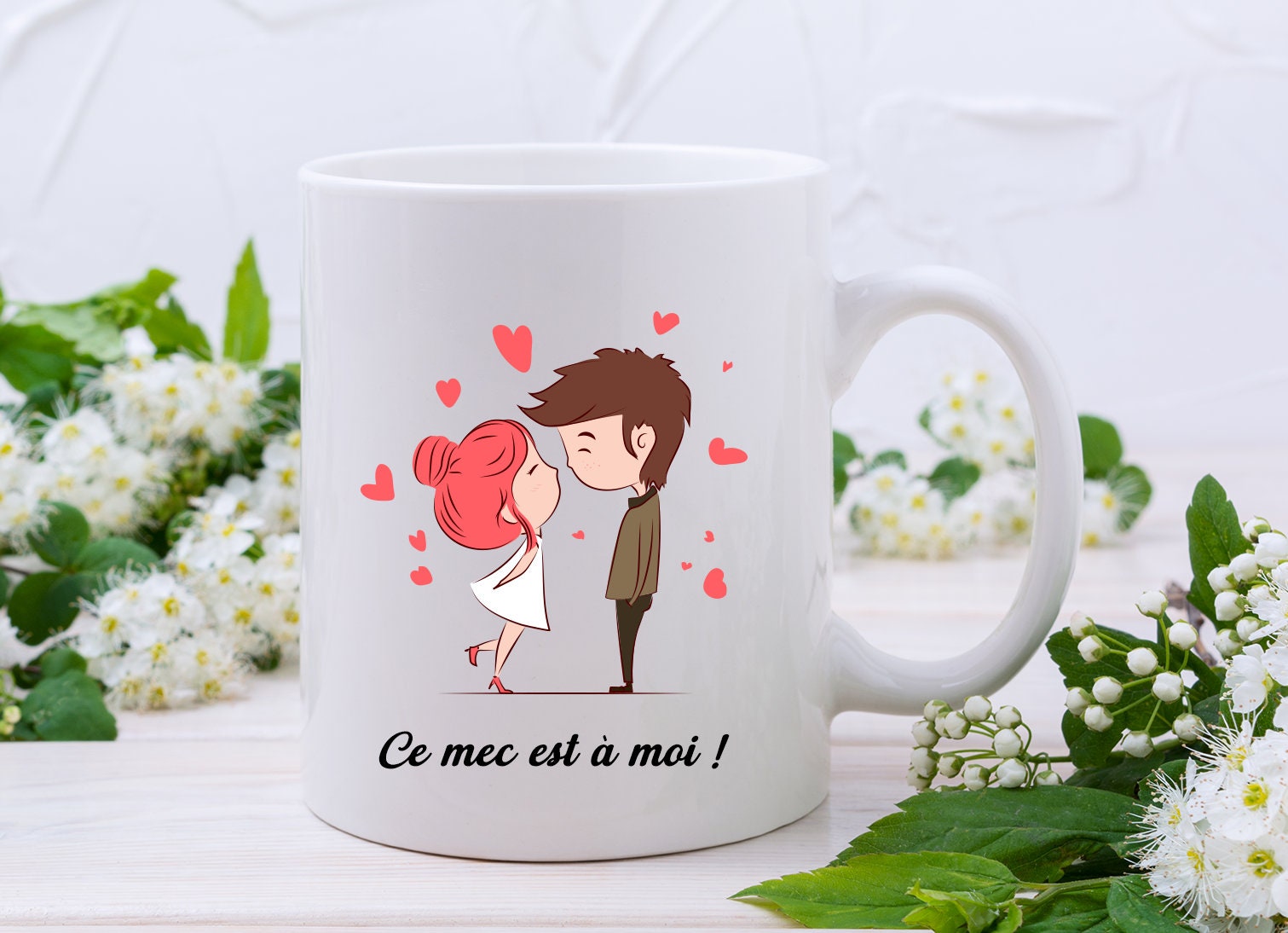 Mug personnalisé couple - Idée cadeau Saint-Valentin - homme ou femme – LES  CREAS D'ANITA
