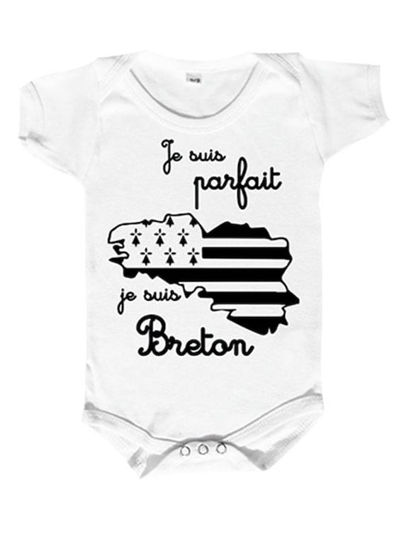 Body bebe breizh fier d etre breton je suis parfait je suis breton Etsy France