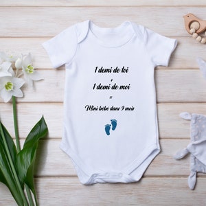 body bébé annonce grossesse, body bébé personnalisé, body bébé fille et garçon personnalisés