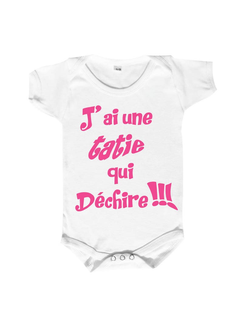 Bodysuit humorous message I have an Auntie who rocks