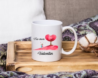 Tazza di San Valentino, tazza di San Valentino personalizzata da regalare, tazza d'amore, tazza di coppia - Italia