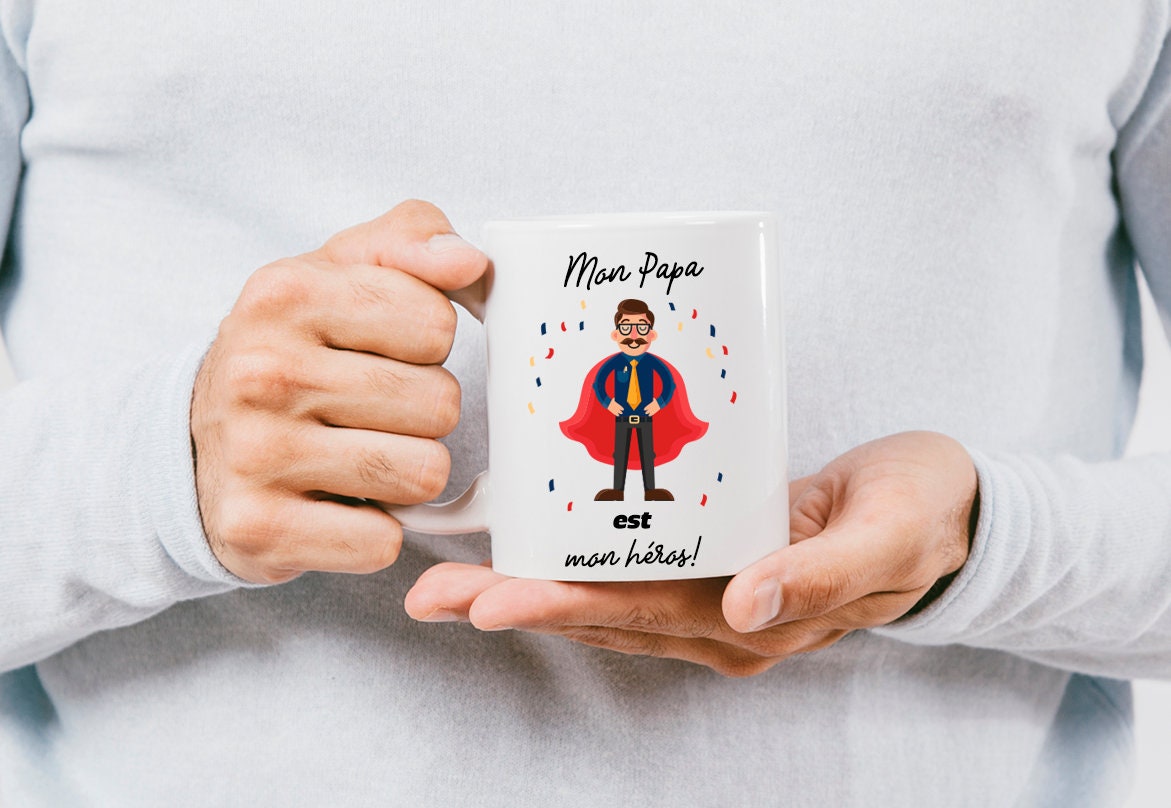 Mug Papa Personnalisé, Tasse Personnalsié, Fête Des Papas; Anniversaire Papas, de Noël