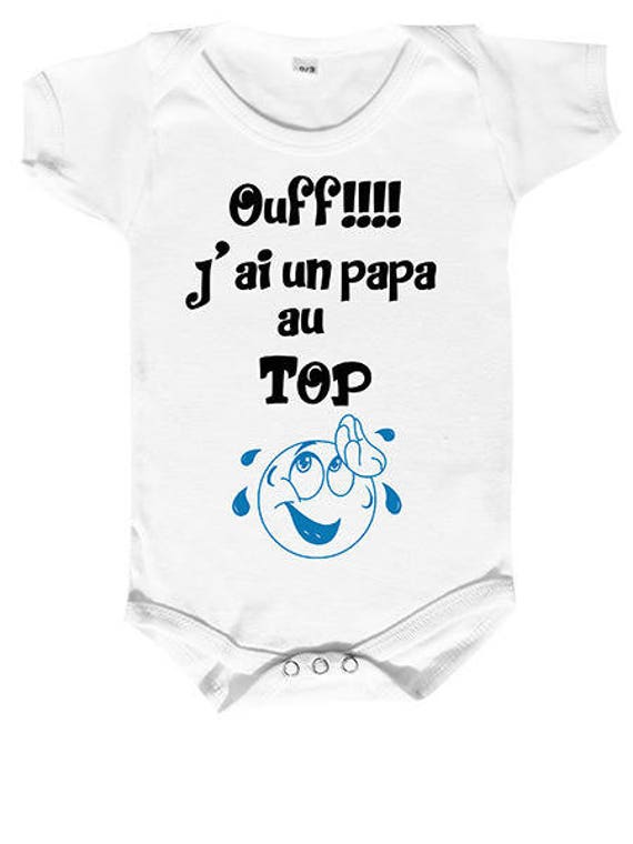 Body de bebe humoristico uf Tengo un gran papa