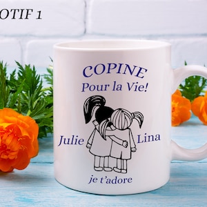 Birthday mug, girlfriend mug, personalized mug with first name, birthday gift, Christmas gift, colleague gift, girlfriend cup