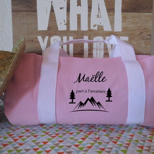 Kids sports bag name, travel bag, airy center bag, polo / changing room, weekend bag / outing of family / friends, birthday gift