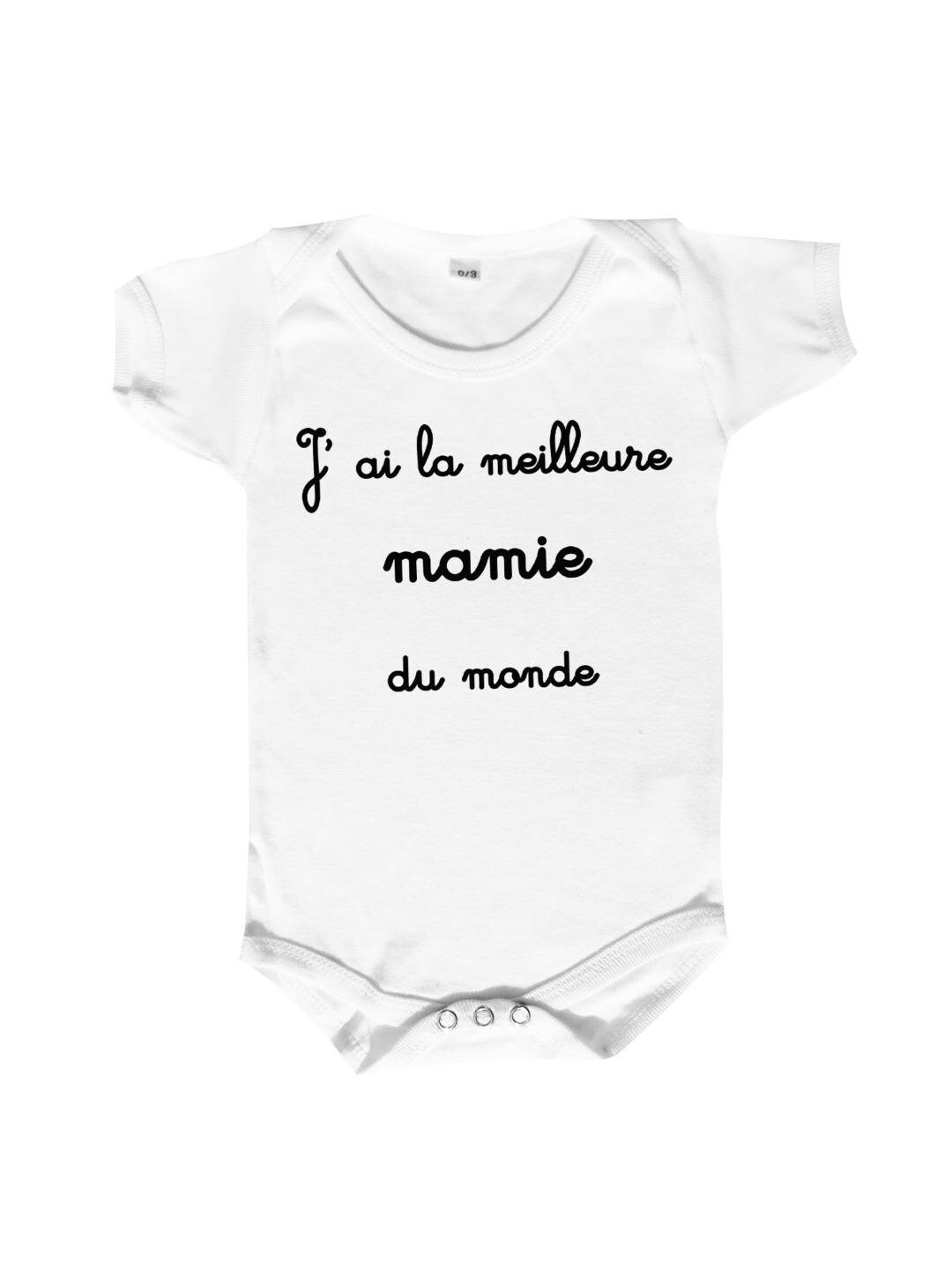 Mensaje del cuerpo del bebe tengo la mejor abuela del mundo regalo de nacimiento abuela en la cima bebe y abuela humor de bebe nino body de bebe