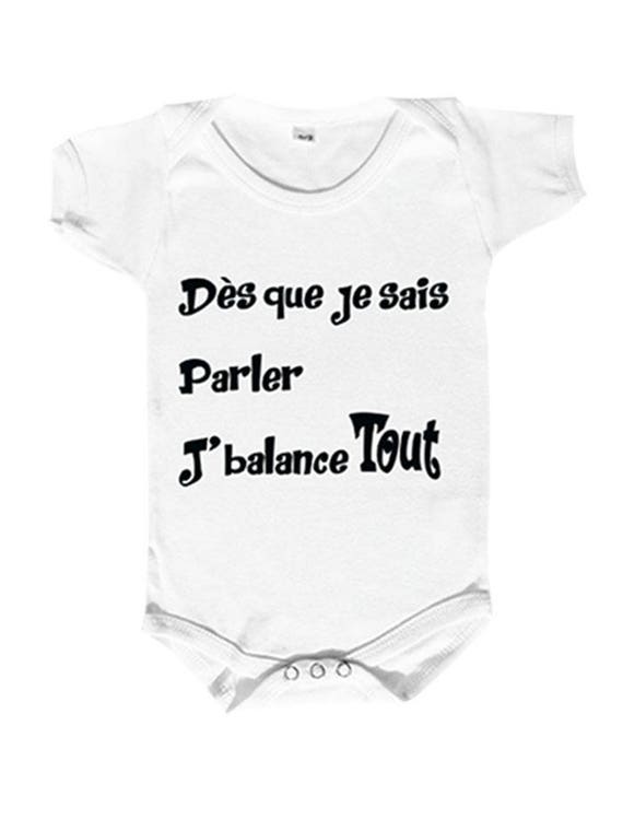 body humoristique bébé