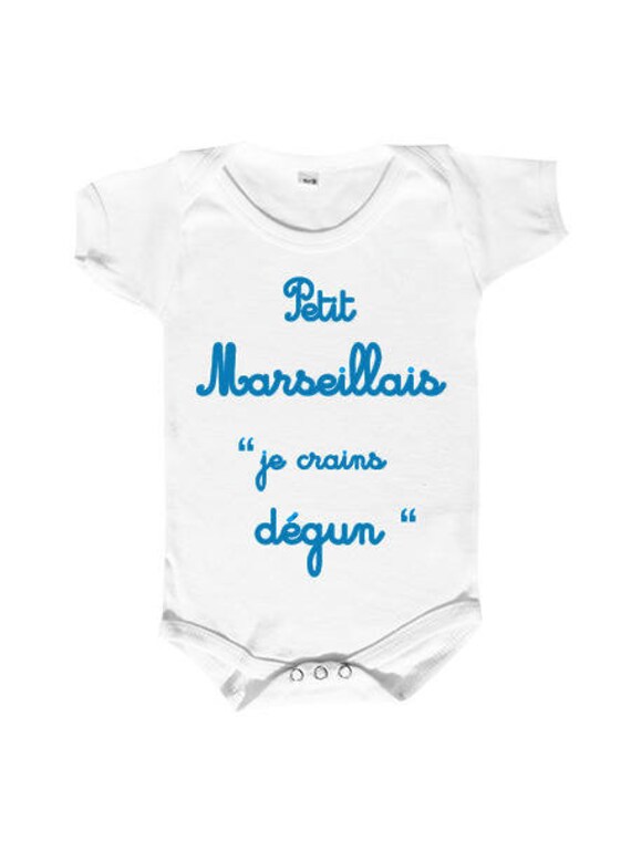 Body de bebe humoristico para el pequeno marselles Tengo miedo al asco Etsy Mexico