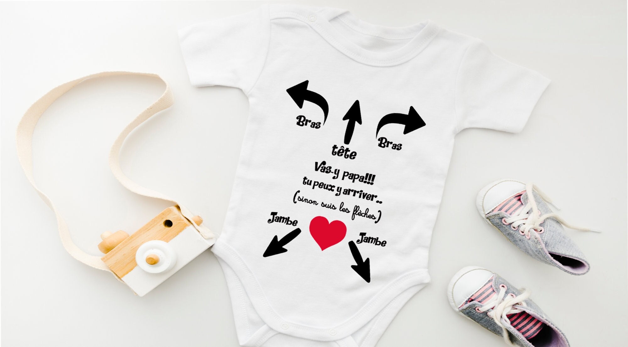 Body Baby Message To Dad Body Humorous Heart Instructions Etsy Australia