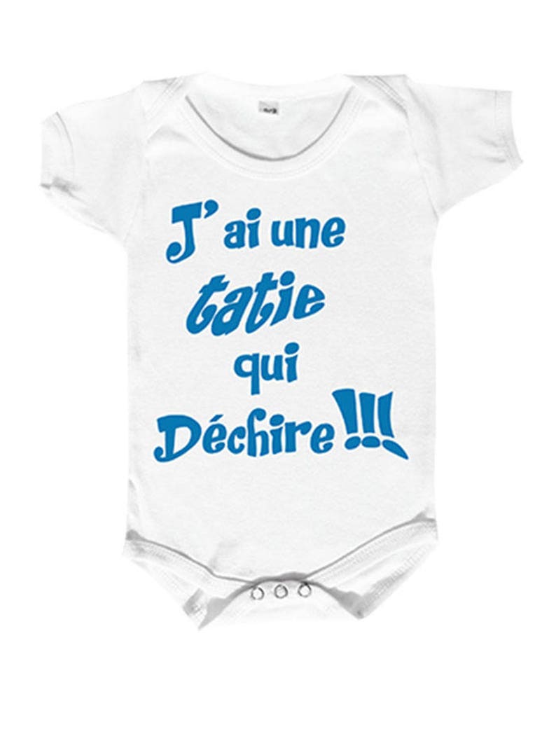 Bodysuit humorous message I have an Auntie who rocks