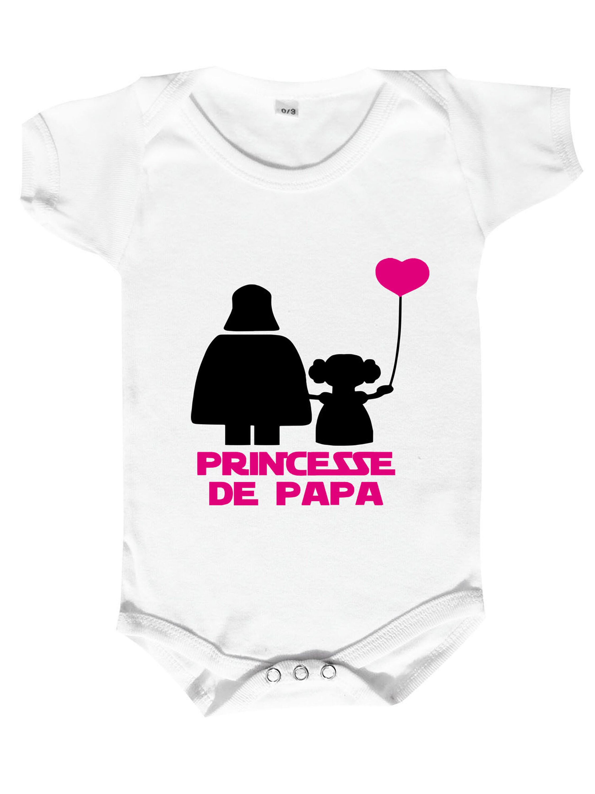 Body bébé personnalisé prénom princesse