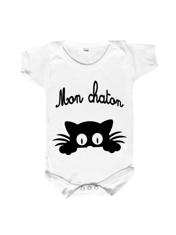Body Bebe Humoristique Pour Tous Nos Chatons Etsy