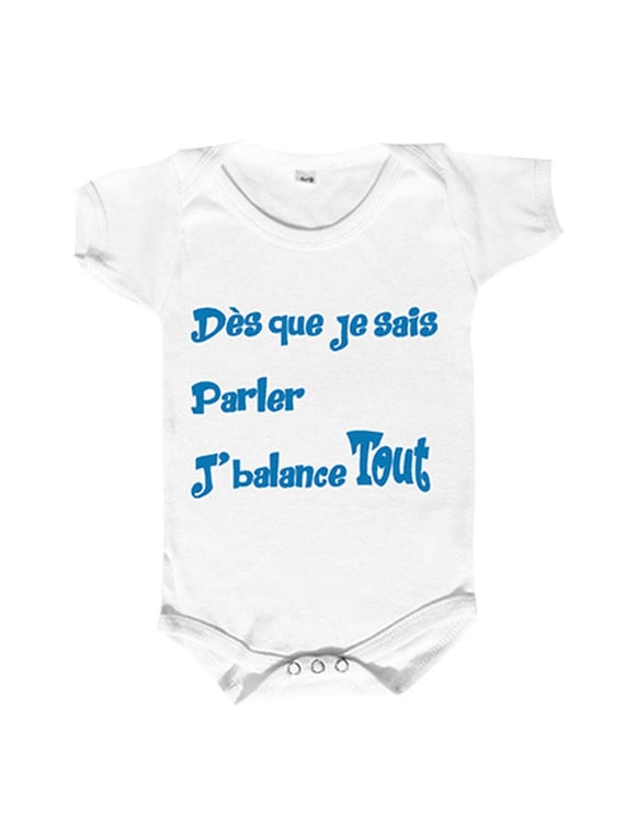 Bodies humour personnalisés pour bébé: idée cadeau originale!