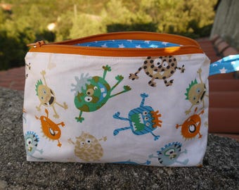 Great kid Kit "Monsters and stars" lined and zipped