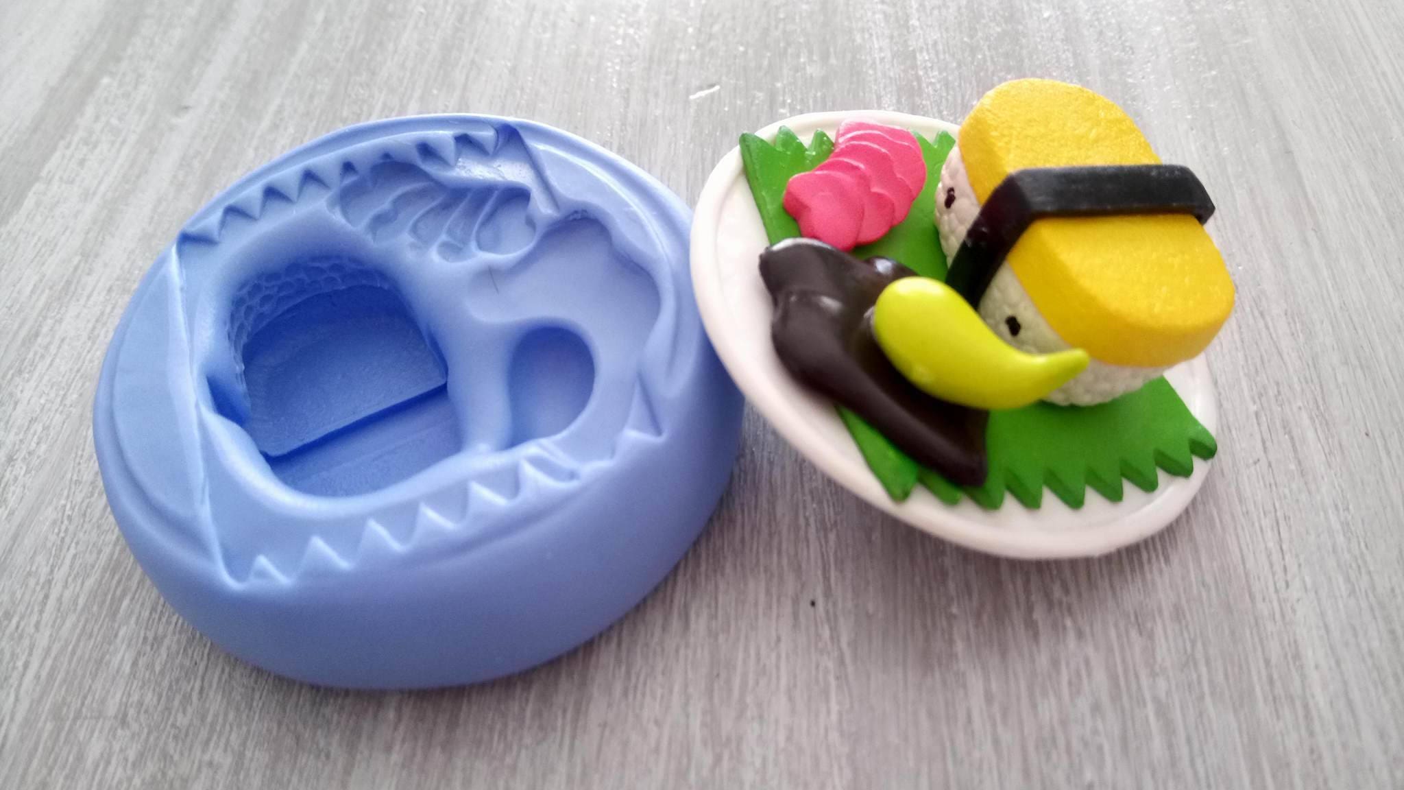 Plate 5cm Sushi Mold For Polymer Clay Resin Porcelain Etsy plate 5cm sushi mold for polymer clay resin porcelain etsy