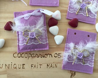 Lot de 20, sachet de dragée ,mariage ,baptême , naissance, cadeau d'invité