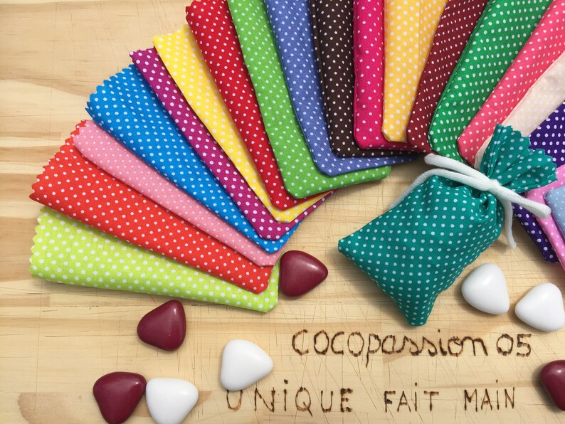 Download Lot de 20 sachet en tissu sachet de dragée communion | Etsy