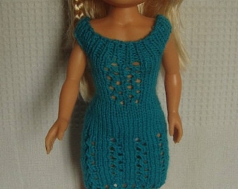 Nancy doll, 43 cm, turquoise dress clothing