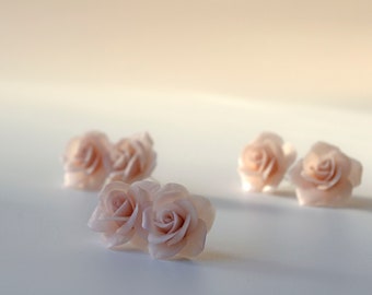 Flower earrings with Roses