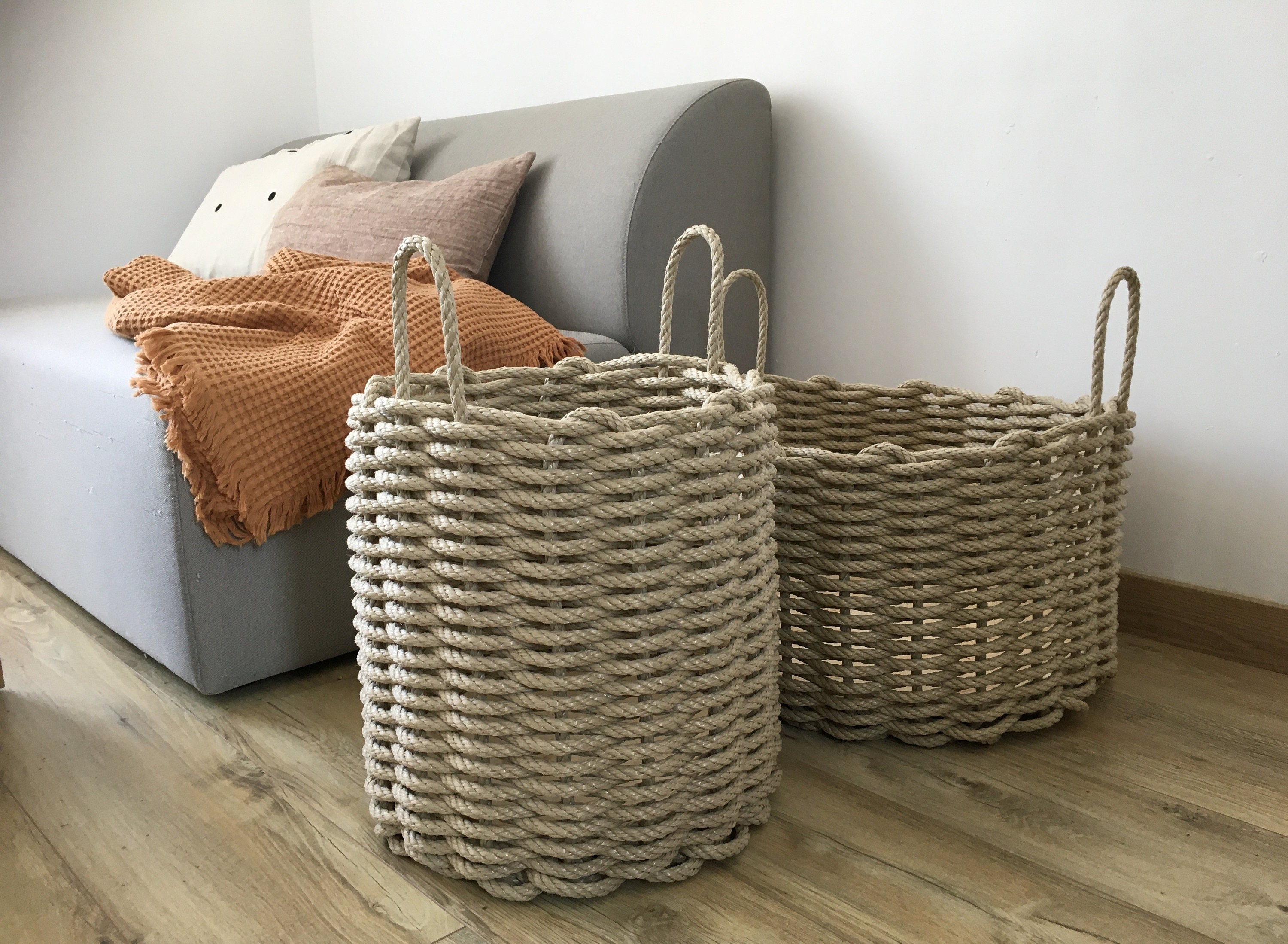 Panier Sable En Corde