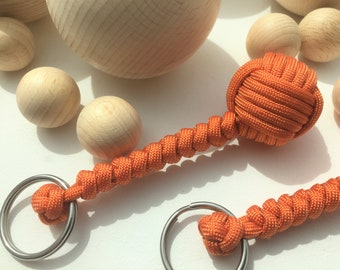Keychain - Paracord - Touline apple - Marine knots - Monkey's fist knot