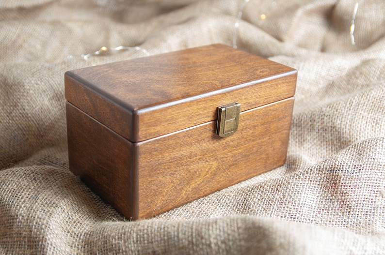 Wooden Money Box Cash Box Personalized Hetch DS19 Engraved Etsy