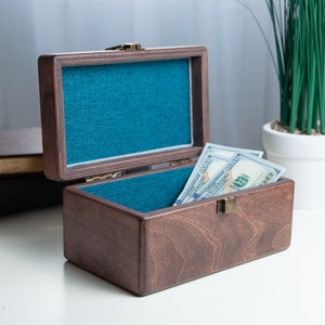 Tirelire en bois, tirelire en bois, tirelire personnalisée, tirelire personnalisée, cadeau d'anniversaire, tirelire en bois, tirelire en tissu