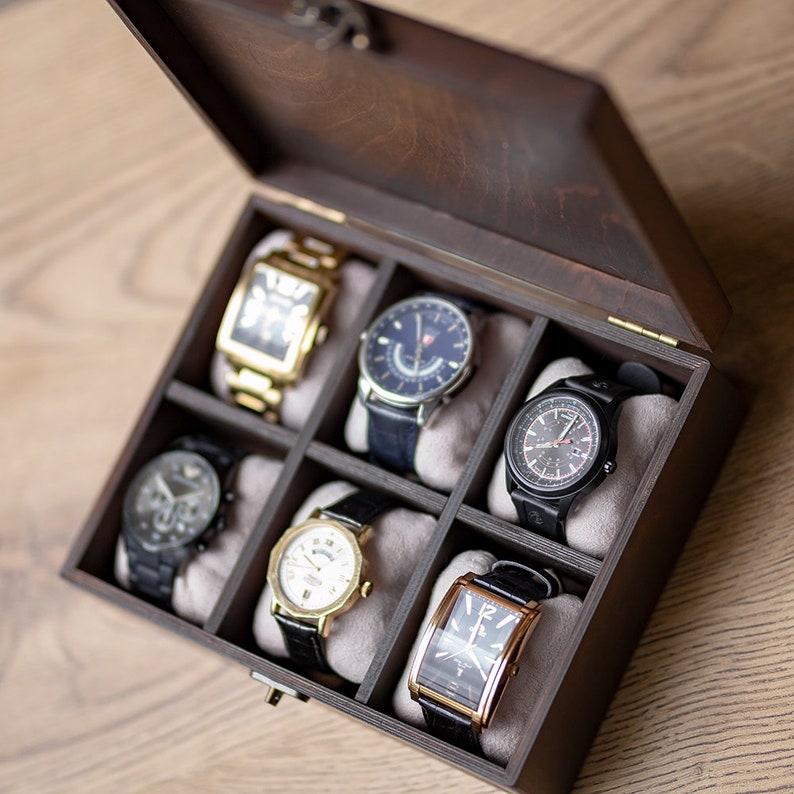 Engraved Wood Watch Box Hetch DS9 for Men Wooden Watch Box for Etsy