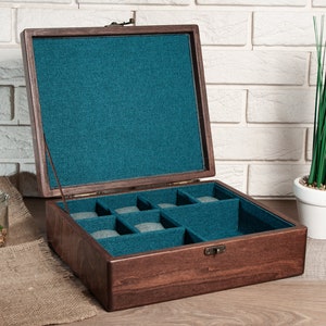 Handmade Watch Boxes, Watch Box for Collectors, Personalized Watch Box For Men, Custom Watch Case, Personalized Watch Storage Case